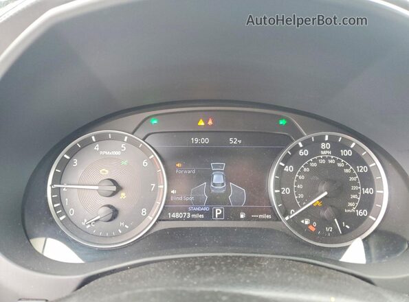 3PCAJ5M37KF126797 2019 INFINITI QX50 Gray Widok zestawu wskaźników