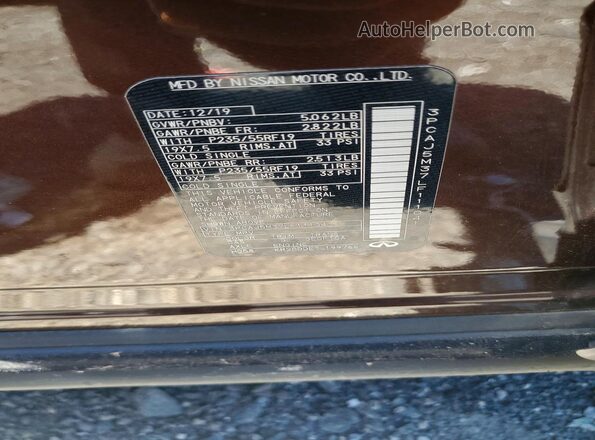 3PCAJ5M37LF111041 2020 INFINITI QX50 Коричневый 