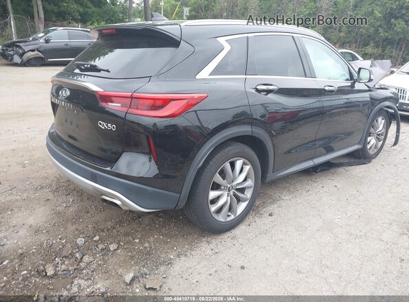 3PCAJ5M38KF144791 2019 INFINITI QX50 Black უკანა მარჯვენა