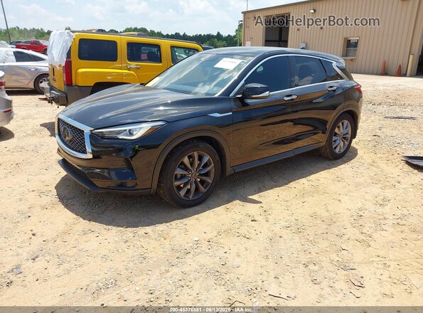 3PCAJ5M38LF113350 2020 INFINITI QX50 Черный Передняя левая четверть