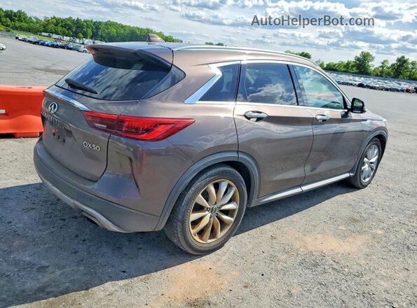 3PCAJ5M39KF100475 2019 INFINITI QX50 Brown Задня права чверть