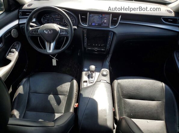 3PCAJ5M39KF100475 2019 INFINITI QX50 Brown Вид панелі приладів