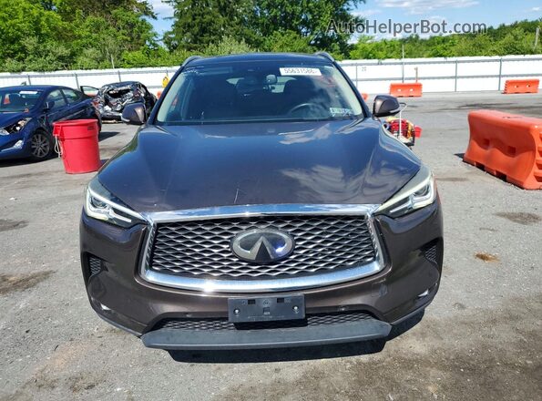 3PCAJ5M39KF100475 2019 INFINITI QX50 Brown Вид спереду