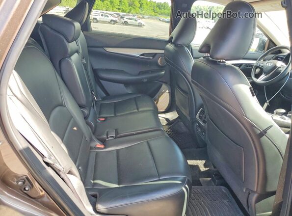3PCAJ5M39KF100475 2019 INFINITI QX50 Brown Вид задньої частини салону