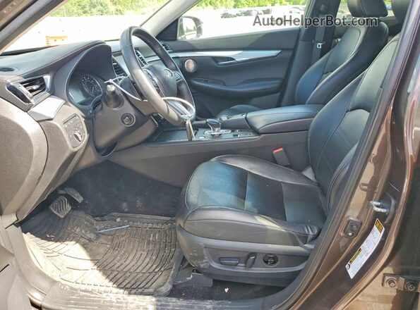 3PCAJ5M39KF100475 2019 INFINITI QX50 Brown Вид салону спереду