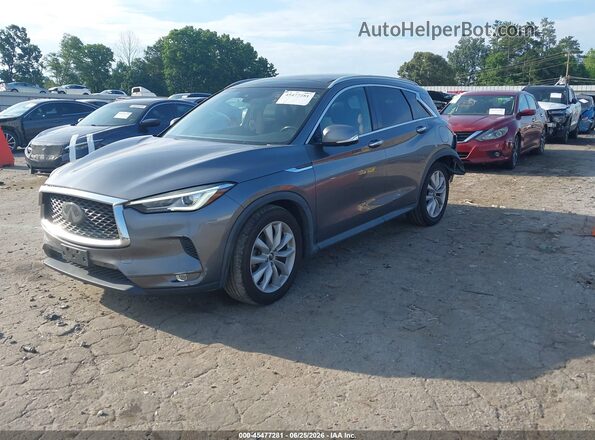3PCAJ5M39KF103831 2019 INFINITI QX50 Gray Առջևի ձախ երեք քառորդ տեսարան