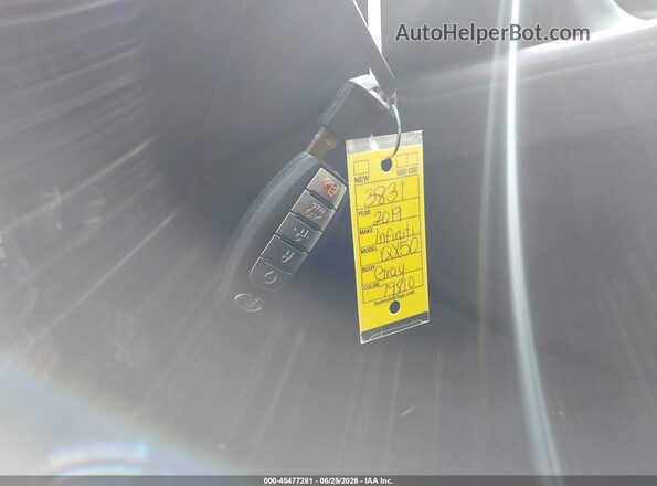 3PCAJ5M39KF103831 2019 INFINITI QX50 Gray Առջևի վահանակի տեսք