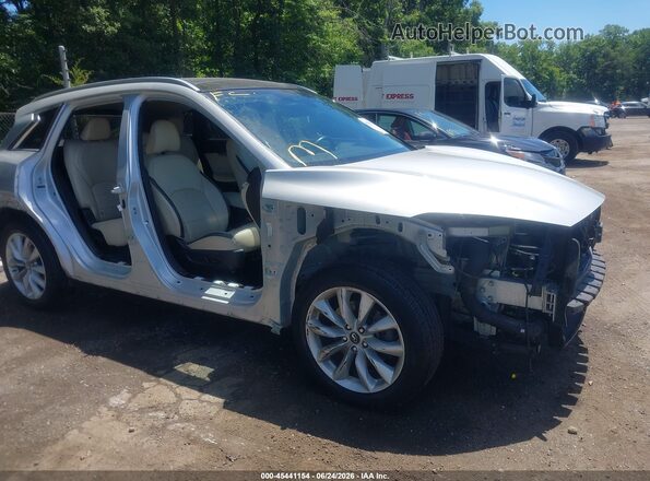 3PCAJ5M3XKF124445 2019 INFINITI QX50 Silver Front view