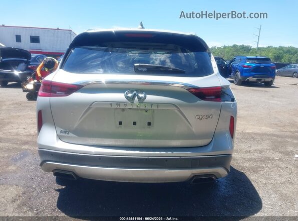 3PCAJ5M3XKF124445 2019 INFINITI QX50 Silver 