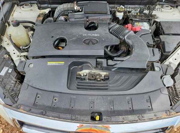 3PCAJ5M3XKF130200 2019 INFINITI QX50 White Вид підкапотного простору