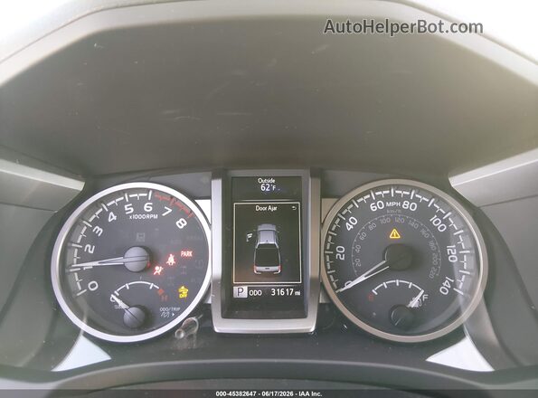 3TMAZ5CN1PM219720 2023 TOYOTA TACOMA White Вид задніх сидінь