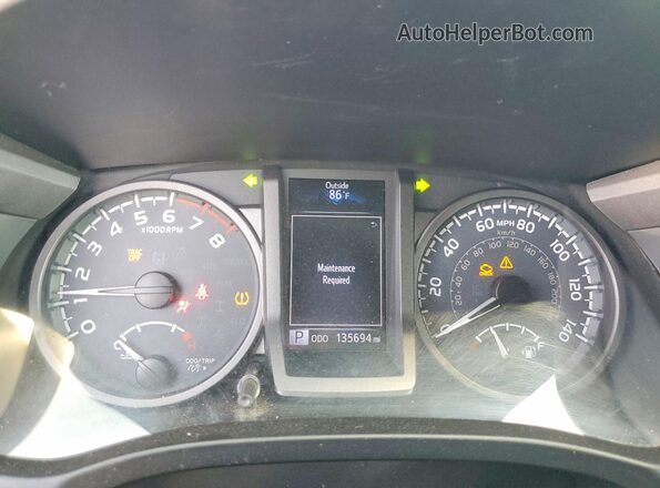 3TMAZ5CN2KM079847 2019 TOYOTA TACOMA Black Widok zestawu wskaźników
