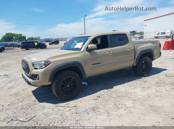 3TMAZ5CN4HM049905 2017 TOYOTA TACOMA Tan Առջևի ձախ երեք քառորդ տեսարան