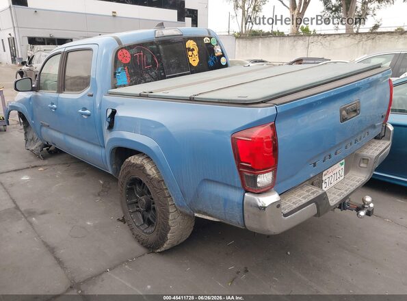3TMAZ5CN4KM096018 2019 TOYOTA TACOMA Синий Задняя левая четверть