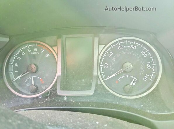 3TMAZ5CN5MM147142 2021 TOYOTA TACOMA Silver Widok zestawu wskaźników