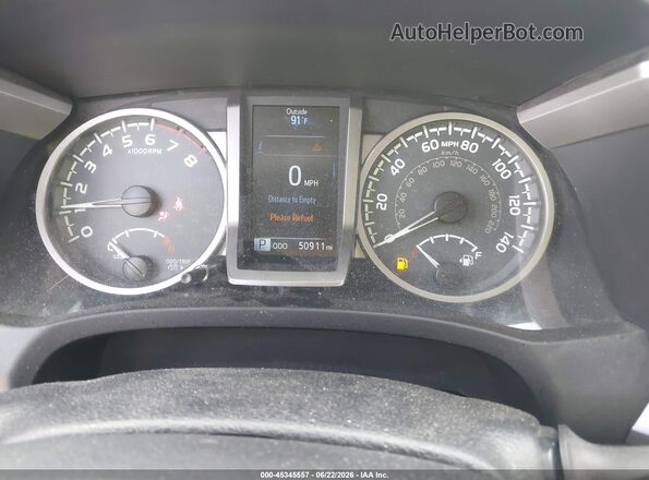 3TMAZ5CN6KM078975 2019 TOYOTA TACOMA White Հետևի նստատեղերի տեսք