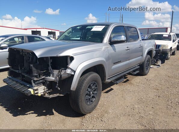 3TMAZ5CN6LM119090 2020 TOYOTA TACOMA Silver Առջևի ձախ երեք քառորդ տեսարան