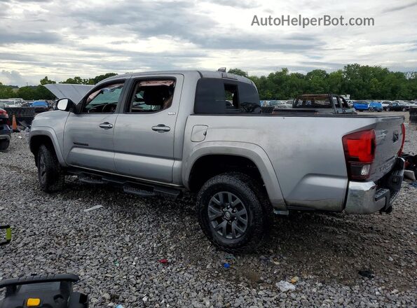 3TMAZ5CN6MM149496 2021 TOYOTA TACOMA Silver Trasero izquierdo