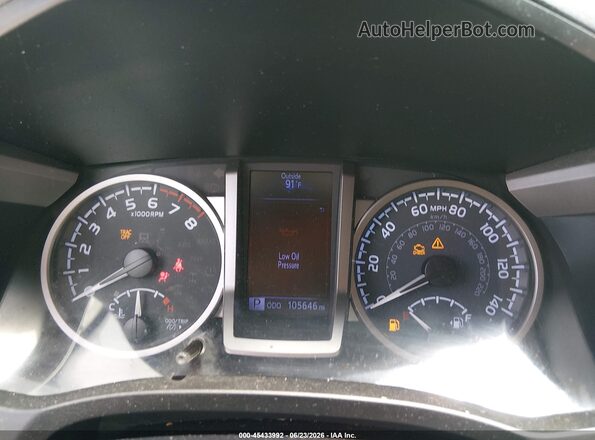 3TMAZ5CN8LM129698 2020 TOYOTA TACOMA Silver Widok tylnych siedzeń