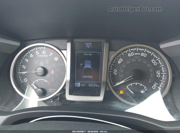 3TMAZ5CN9JM053440 2018 TOYOTA TACOMA Gray Vista de los asientos traseros
