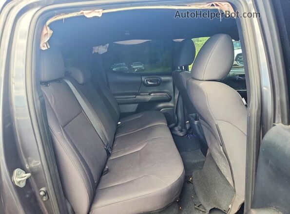 3TMAZ5CNXHM028265 2017 TOYOTA TACOMA Gray Rear seats view