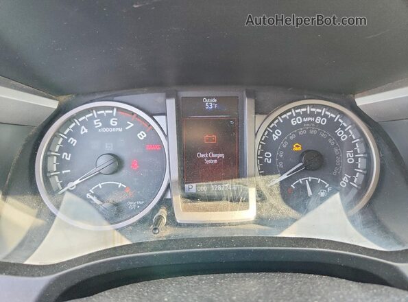 3TMBZ5DN3GM005203 2016 TOYOTA TACOMA Silver Widok zestawu wskaźników