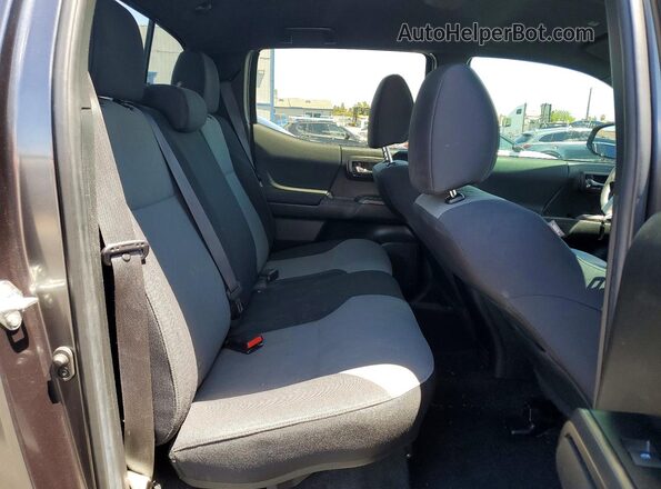 3TMBZ5DN6NM034790 2022 TOYOTA TACOMA Charcoal Rear seats view