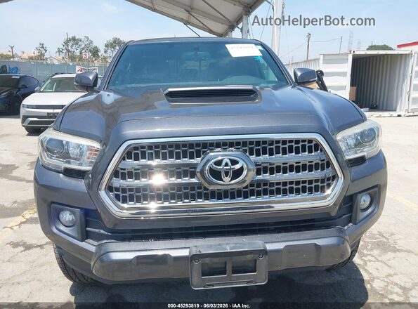 3TMBZ5DN7HM010003 2017 TOYOTA TACOMA Gray Instrument cluster view