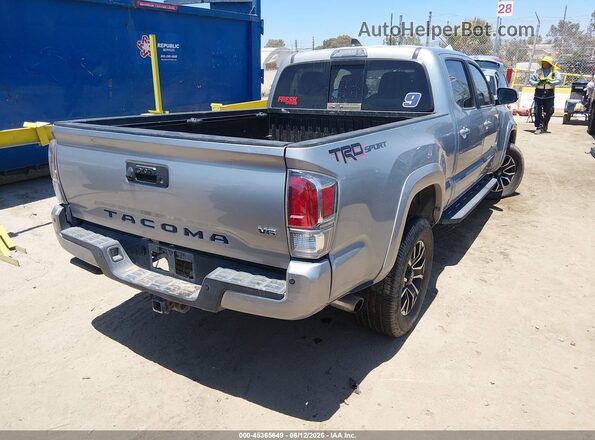 3TMBZ5DN8LM025926 2020 TOYOTA TACOMA Серебряный Задняя правая четверть