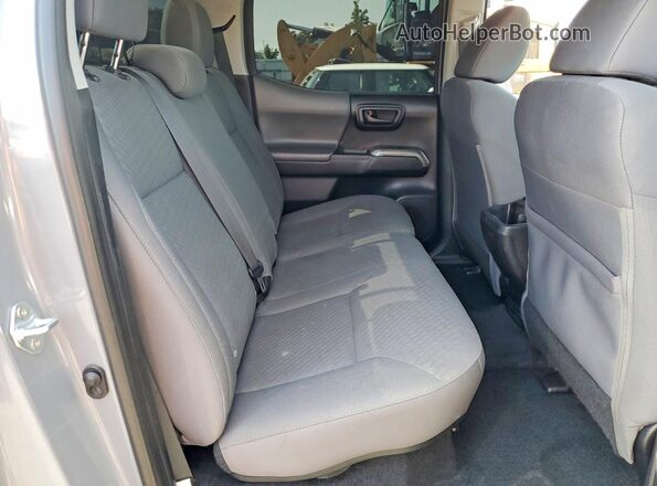 3TMBZ5DN8MM031484 2021 TOYOTA TACOMA Gray Rear seats view