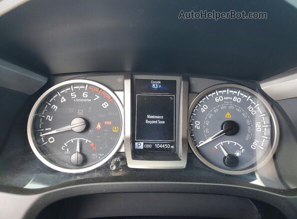 3TMBZ5DN8MM031484 2021 TOYOTA TACOMA Gray Instrument cluster view