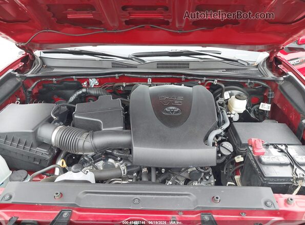 3TMBZ5DN9NM033262 2022 TOYOTA TACOMA Red Հետևի տեսք