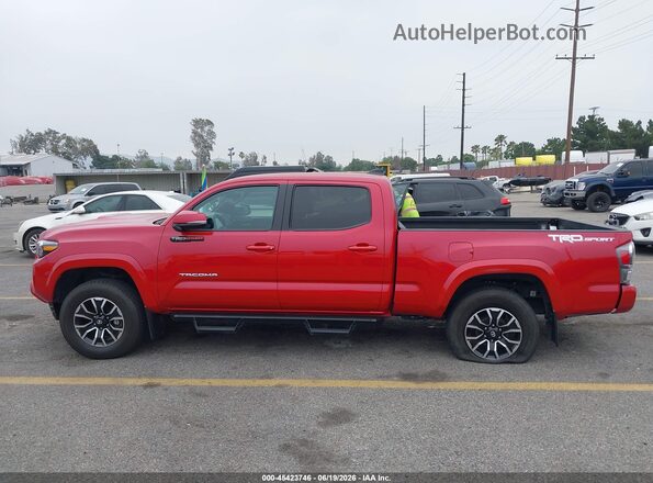 3TMBZ5DN9NM033262 2022 TOYOTA TACOMA Red Սալոնի 360 աստիճան տեսք