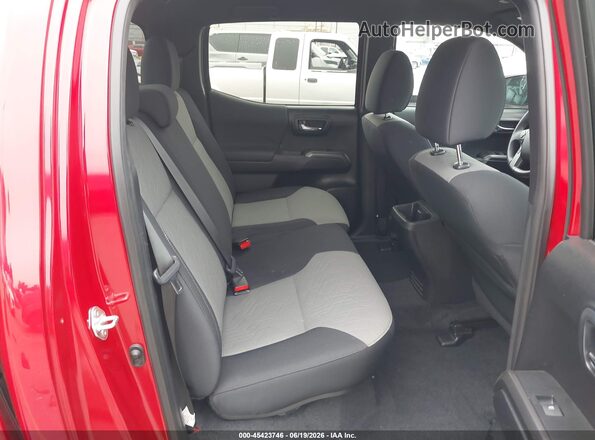 3TMBZ5DN9NM033262 2022 TOYOTA TACOMA Red VIN կոդի պիտակի տեսք
