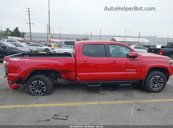 3TMBZ5DN9NM033262 2022 TOYOTA TACOMA Red Սալոնի հետևի տեսք