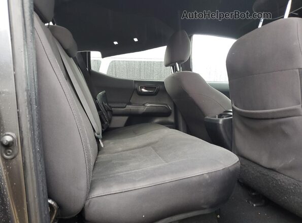 3TMBZ5DNXHM010013 2017 TOYOTA TACOMA Gray Rear seats view
