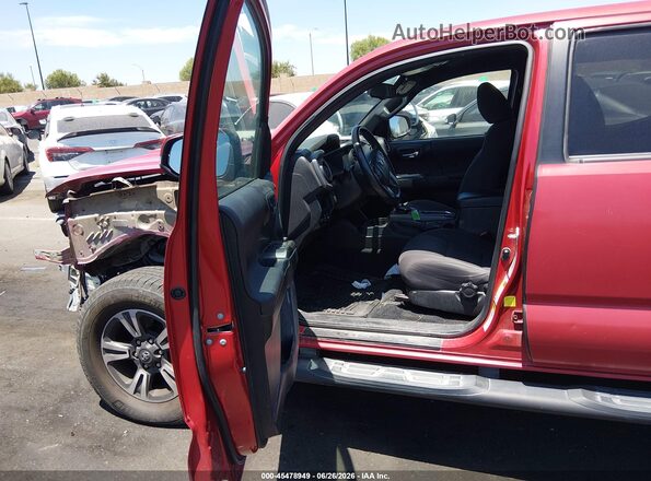 3TMCZ5AN0HM065384 2017 TOYOTA TACOMA Red Vista interior delantera
