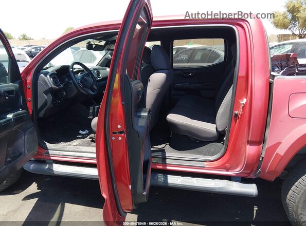 3TMCZ5AN0HM065384 2017 TOYOTA TACOMA Red Vista de la etiqueta del VIN