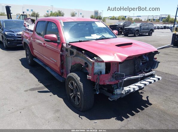 3TMCZ5AN0HM065384 2017 TOYOTA TACOMA Red Vista interior de 360 grados