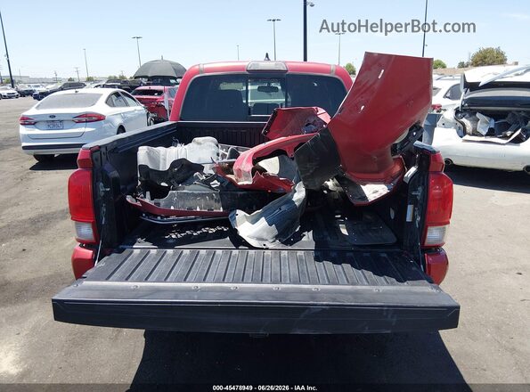 3TMCZ5AN0HM065384 2017 TOYOTA TACOMA Red Vista del cuadro de instrumentos