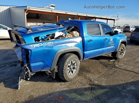 3TMCZ5AN0HM080032 2017 TOYOTA TACOMA Blue Trasero derecho
