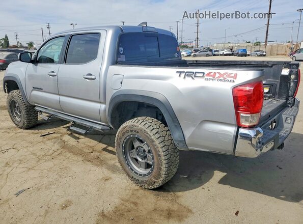 3TMCZ5AN0HM090740 2017 TOYOTA TACOMA Silver Задня ліва чверть