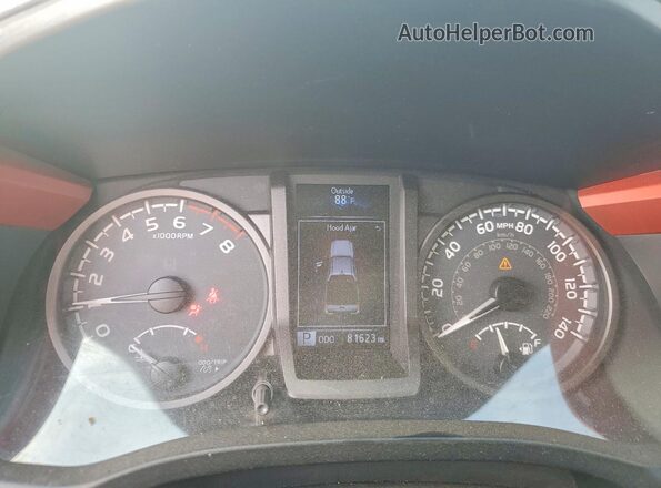 3TMCZ5AN0HM090740 2017 TOYOTA TACOMA Silver Вид щитка приладів