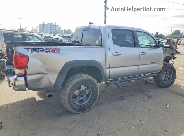 3TMCZ5AN0HM090740 2017 TOYOTA TACOMA Silver Задня права чверть