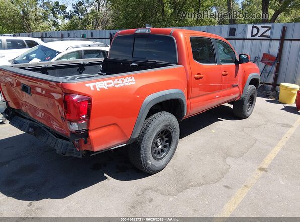 3TMCZ5AN0JM138565 2018 TOYOTA TACOMA Красный Задняя правая четверть