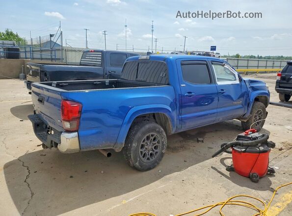 3TMCZ5AN0JM144544 2018 TOYOTA TACOMA Blue Tył prawy