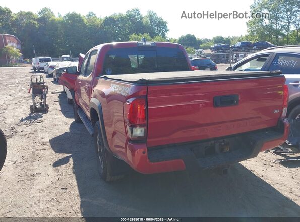 3TMCZ5AN0JM158573 2018 TOYOTA TACOMA Red Rear left