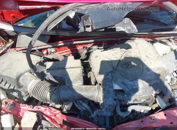 3TMCZ5AN0JM158573 2018 TOYOTA TACOMA Red Rear view