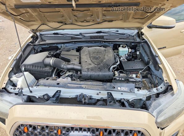 3TMCZ5AN0JM165605 2018 TOYOTA TACOMA Beige Սալոնի հետևի տեսք