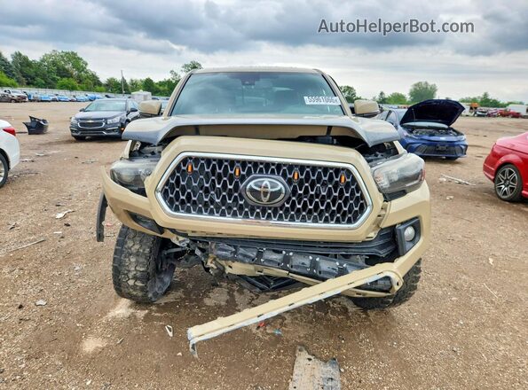 3TMCZ5AN0JM165605 2018 TOYOTA TACOMA Beige Դիմացի տեսք